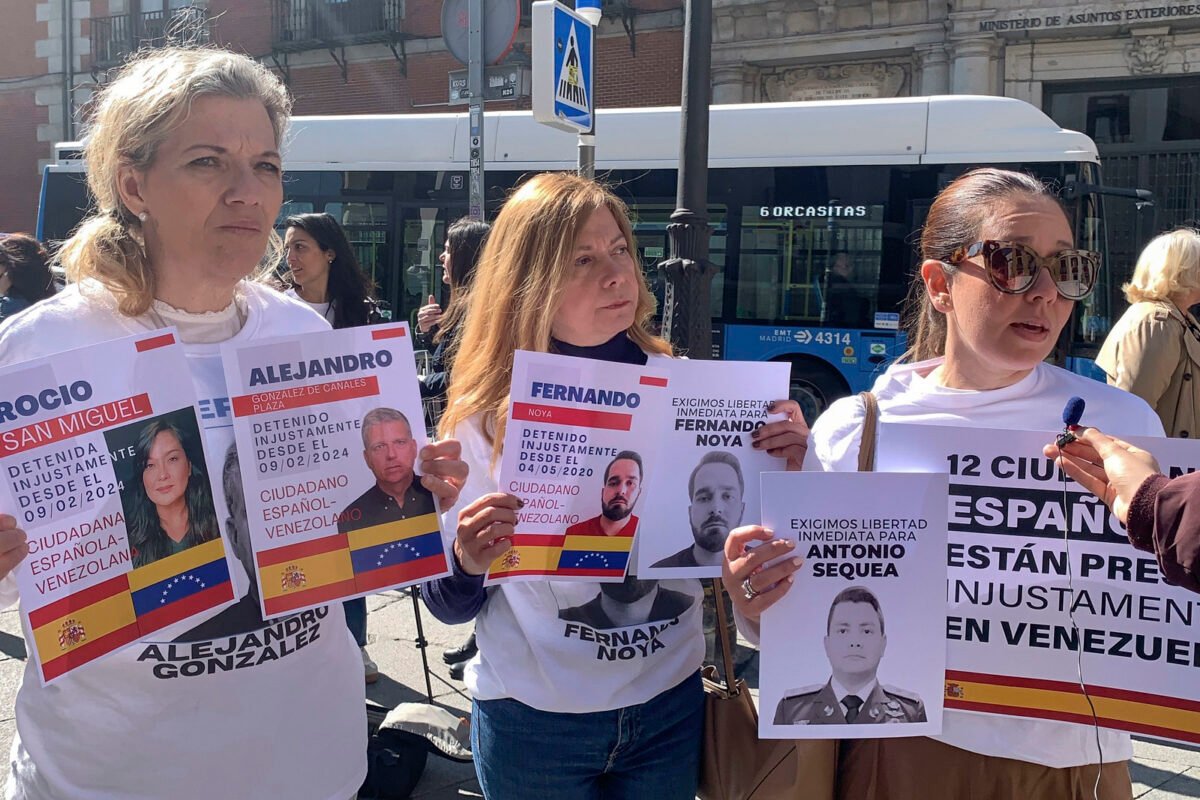 Familiares y activistas pidieron a España mediar a favor de los presos políticos europeos en Venezuela