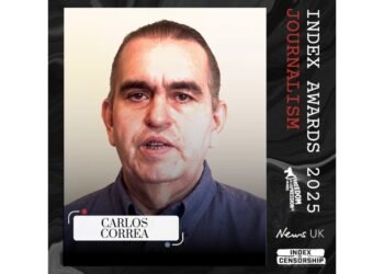 Index on Censorship reconoció al periodista venezolano Carlos Correa en los Premios a la Libertad de Expresión 2025