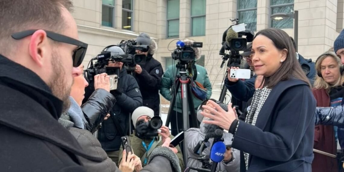 María Corina Machado: La transición tendrá lugar porque tenemos el respaldo de Donald Trump